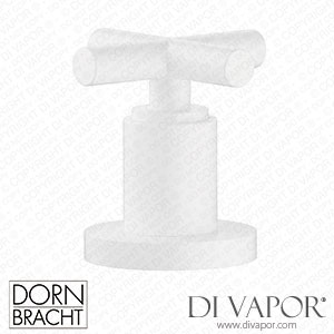 Dornbracht Tara Deck Valve Clockwise Closing Cold Or Hot - Matte White 20 000 892-10 Spare Parts
