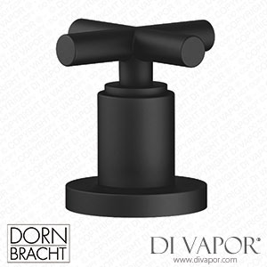 Dornbracht Tara Deck Valve Clockwise Closing Cold Or Hot - Matte Black 20 000 892-33 Spare Parts