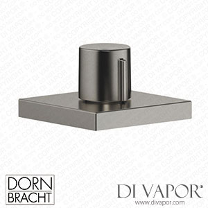 Dornbracht Symetrics Deck Valve Anti-Clockwise Closing Cold Or Hot - Brushed Dark Platinum 20 000 980-99 Spare Parts