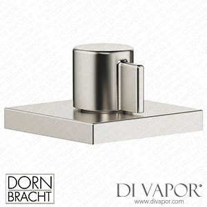 Dornbracht Symetrics Deck Valve Clockwise Closing Cold - Brushed Platinum 20 000 986-06 Spare Parts