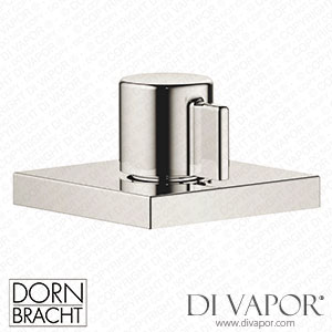 Dornbracht Symetrics Deck Valve Clockwise Closing Cold - Platinum 20 000 986-08 Spare Parts