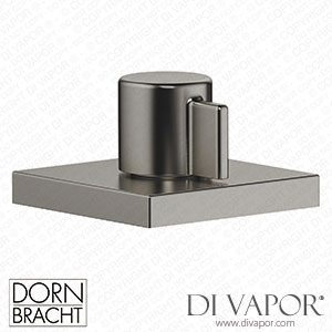 Dornbracht Symetrics Deck Valve Clockwise Closing Cold - Brushed Dark Platinum 20 000 986-99 Spare Parts