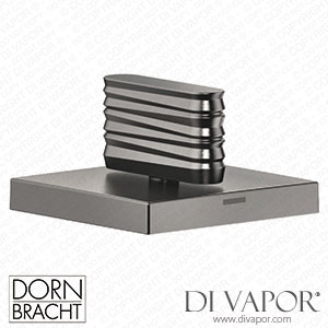 Dornbracht Cl.1 Deck Valve Anti-Clockwise Closing Hot - Brushed Dark Platinum 20 001 706-99 Spare Parts