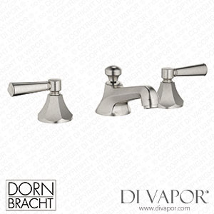 Dornbracht Madison Three-Hole Basin Mixer with Pop-Up Waste - Brushed Platinum 20 700 370-06 Spare Parts