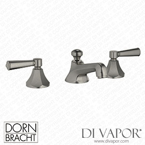 Dornbracht Madison Three-Hole Basin Mixer with Pop-Up Waste - Brushed Dark Platinum 20 700 370-99 Spare Parts