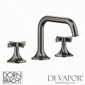 Dornbracht Vaia Three-Hole Basin Mixer with Pop-Up Waste - Brushed Dark Platinum 20 705 809-99 Spare Parts