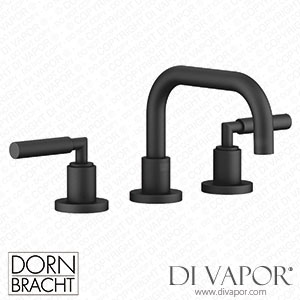Dornbracht Tara Three-Hole Basin Mixer with Pop-Up Waste - Matte Black 20 705 882-33 Spare Parts
