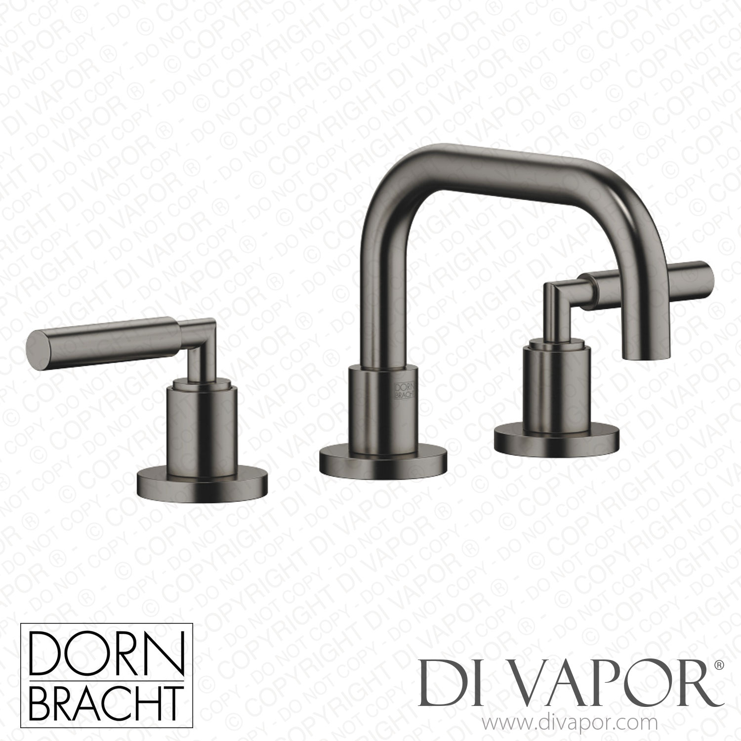 Dornbracht Tara Three-Hole Basin Mixer with Pop-Up Waste - Brushed Dark Platinum 20 705 882-99 Spare Parts