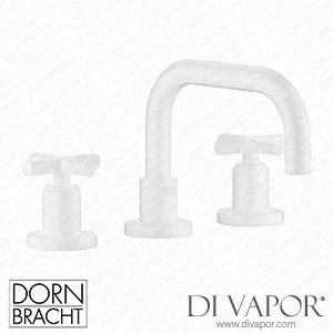 Dornbracht Tara Three-Hole Basin Mixer with Pop-Up Waste - Matte White 20 705 892-10 Spare Parts