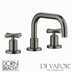 Dornbracht Tara Three-Hole Basin Mixer with Pop-Up Waste - Brushed Dark Platinum 20 705 892-99 Spare Parts
