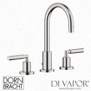 Dornbracht Tara Three-Hole Basin Mixer with Pop-Up Waste - Brushed Platinum 20 710 882-06 Spare Parts