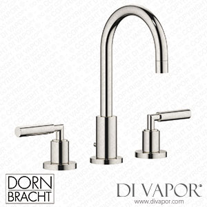 Dornbracht Tara Three-Hole Basin Mixer with Pop-Up Waste - Platinum 20 710 882-08 Spare Parts