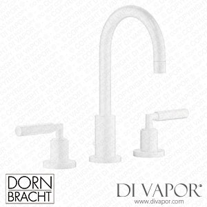 Dornbracht Tara Three-Hole Basin Mixer with Pop-Up Waste - Matte White 20 710 882-10 Spare Parts