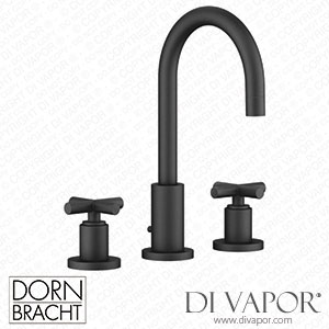 Dornbracht Tara Three-Hole Basin Mixer with Pop-Up Waste - Matte Black 20 710 892-33 Spare Parts