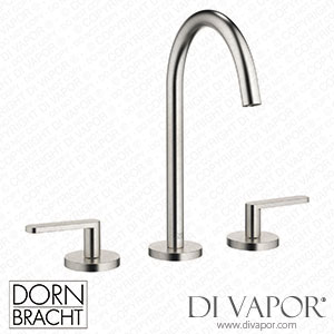 Dornbracht Meta Three-Hole Basin Mixer with Pop-Up Waste - Brushed Platinum 20 713 661-06 Spare Parts