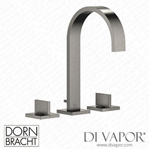 Dornbracht Mem Three-Hole Basin Mixer with Pop-Up Waste - Brushed Dark Platinum 20 713 782-99 Spare Parts