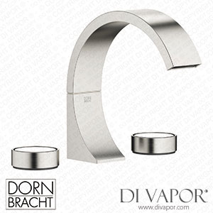Dornbracht Cyo Three-Hole Basin Mixer with Pop-Up Waste - Brushed Platinum 20 713 811-06 Spare Parts