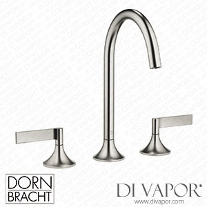Dornbracht Vaia Three-Hole Basin Mixer with Pop-Up Waste - Brushed Platinum 20 713 819-06 Spare Parts