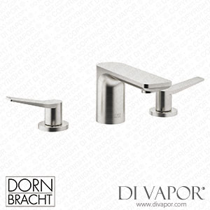 Dornbracht Liss? Three-Hole Basin Mixer with Pop-Up Waste - Brushed Platinum 20 713 845-06 Spare Parts