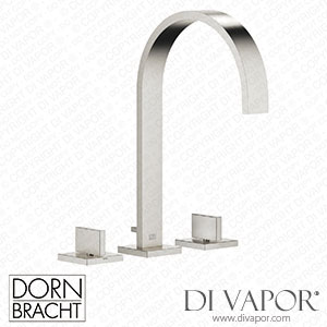 Dornbracht Mem Three-Hole Basin Mixer with Pop-Up Waste - Brushed Platinum 20 715 782-06 Spare Parts