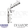 Grohe Sentosa Pillar Tap Spares
