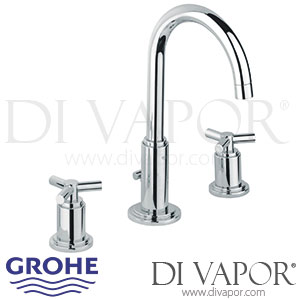 Grohe 20008000 Atrio Classic Three Hole Basin Mixer Crosshead M-Size Spare Parts