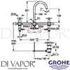 Grohe 20008003 GEN1 Mixer Spare Diagram