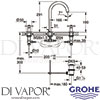 Grohe 20008003 Mixer Spare Diagram
