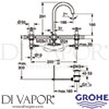 Grohe 20008DC3 Mixer Spare Diagram