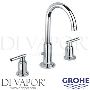 Grohe 20009000 Atrio Three Hole Basin Mixer M-Size Tap Spare Parts