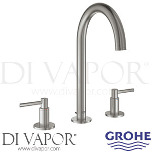 Grohe Atrio Three Hole Basin Mixer - 01/18 - Tap Spare Parts 20009DC3 GEN1