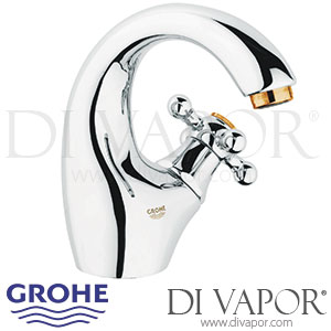 Grohe 20013IG0 Sinfonia Chrome / Gold Pillar Tap Spare Parts