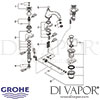 Grohe Sinfonia 3-Hole Basin Mixer Spares