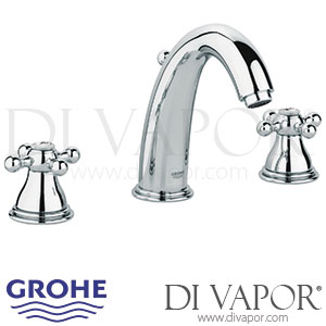Grohe 20015000 Sinfonia 3-Hole Basin Mixer Spare Parts