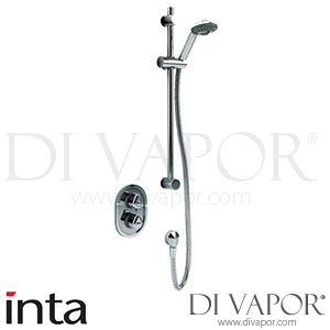 Inta 20015665CP Plus Thermostatic Concealed Shower with Flexible Slide Rail Kit Spare Parts