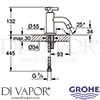 Grohe 20021 Spare Tech Diagram