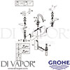 Grohe 20072EN3 Mixer Spare Tech Diagram