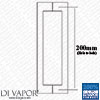 200mm Shower Door Handle