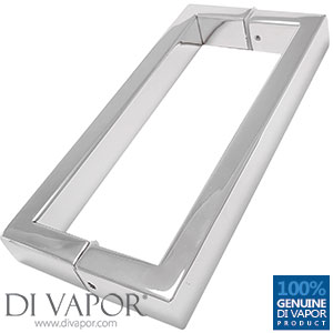 200mm Shower Door Handles (20cm Hole to Hole) - Stainless Steel