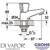 Grohe 20142000 Spare Tech Diagram