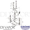 Grohe 20143000 Mixer Spare Tech Diagram