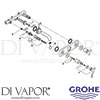 Grohe 20144 Mixer Spare Tech Diagram