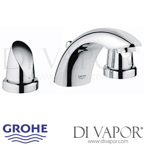 Grohe 20147000 Aria Three-Hole Basin Mixer (1/2 Inch) Spare Parts