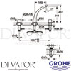 Grohe 20149000 Mixer Spare Diagram