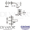 Grohe 20152BS0 Mixer Spare Diagram