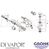 Grohe 20152BS0 Mixer Spare Tech Diagram