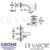 Grohe Ondus 3-Hole Basin Mixer S-Size Tap Dimensions