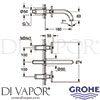 Grohe 20164 Mixer Spare Diagram