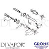 Grohe 20164 Mixer Spare Tech Diagram