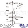 Grohe 20169003 Mixer Spare Diagram